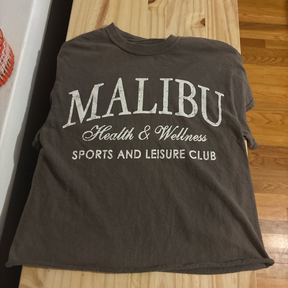 Brown Malibu Graphic T-Shirt